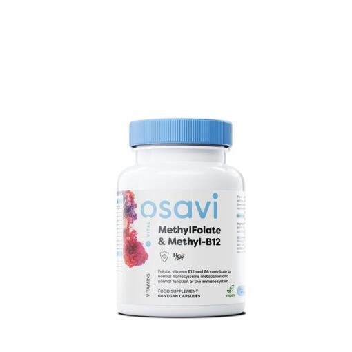 MethylFolate & Methyl-B12 - 60 vegan caps