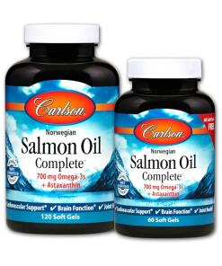 Carlson Labs - Norwegian Salmon Oil Complete - 120 + 60 softgels