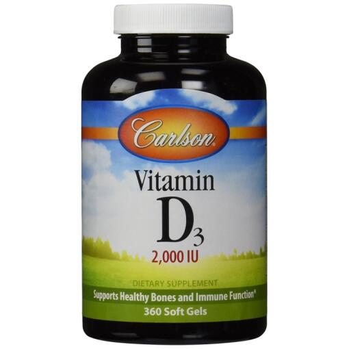 Carlson Labs - Vitamin D3 2000 IU - 360 softgels