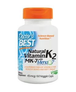 Doctor's Best - Natural Vitamin K2 MK7 with MenaQ7