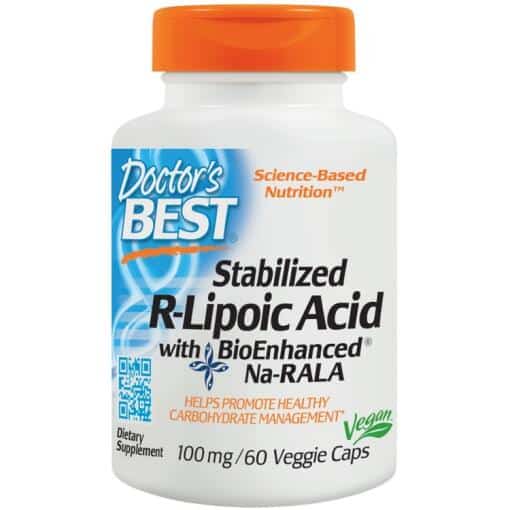 Doctor's Best - Stabilized R-Lipoic Acid with BioEnhanced Na-RALA