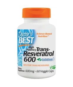 Doctor's Best - Trans-Resveratrol 600 60 vcaps