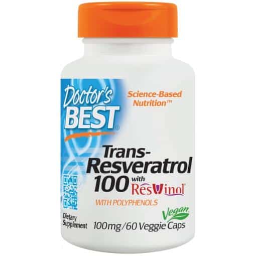 Doctor's Best - Trans-Resveratrol with ResVinol-25