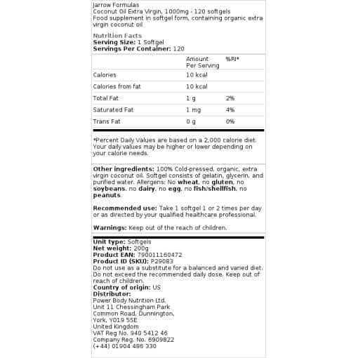 1000mg - 120 softgels