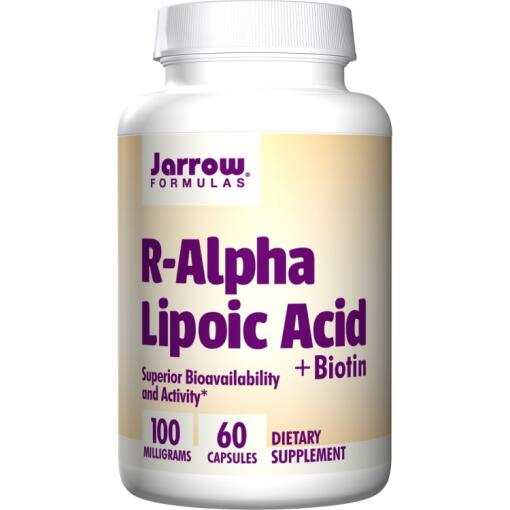 Jarrow Formulas - R-Alpha Lipoic Acid + Biotin - 60 caps