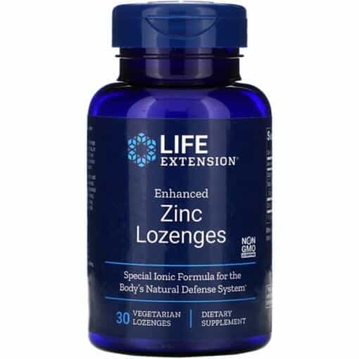 Life Extension - Enhanced Zinc Lozenges - 30 vegetarian lozenges