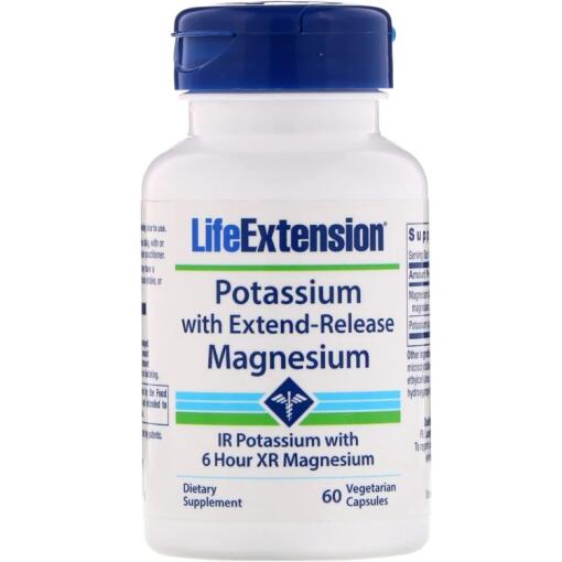 Life Extension - Potassium with Extend-Release Magnesium - 60 vcaps