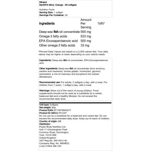 Orange - 60 softgels