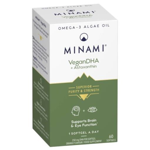 Minami - VeganDHA + Astaxanthin - 60 softgels
