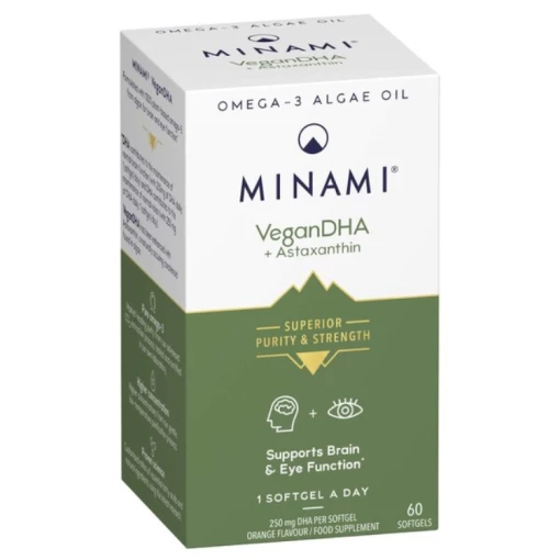 Minami - VeganDHA + Astaxanthin - 60 softgels