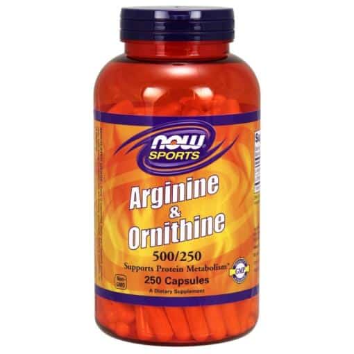 NOW Foods - Arginine & Ornithine 500/250 - 250 caps