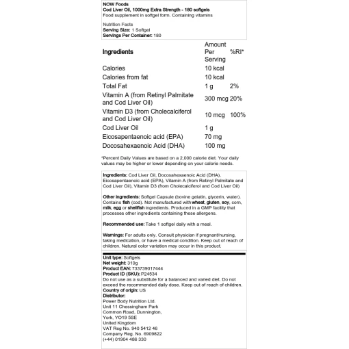1000mg Extra Strength - 90 softgels