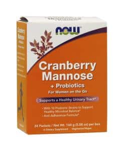 NOW Foods - Cranberry Mannose + Probiotics 24 packets
