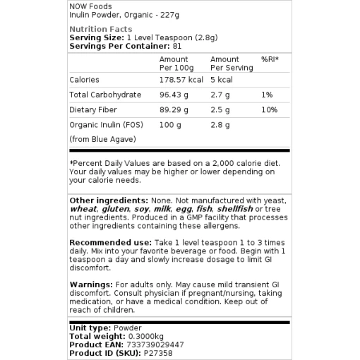 Organic - 227g
