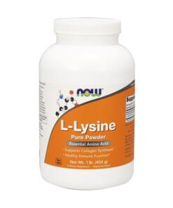 NOW Foods - L-Lysine 1000mg (Powder) - 454 grams