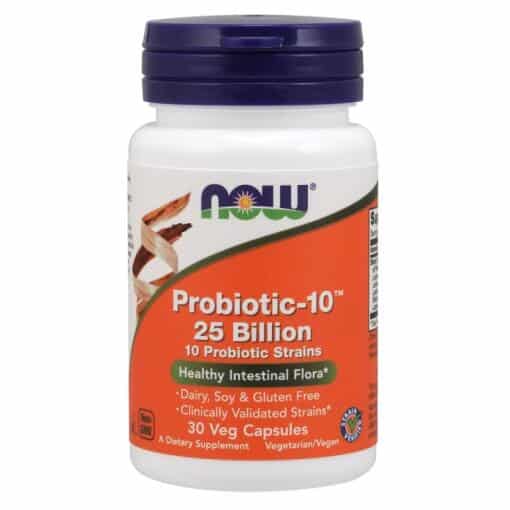 NOW Foods - Probiotic-10 25 Billion - 30 vcaps