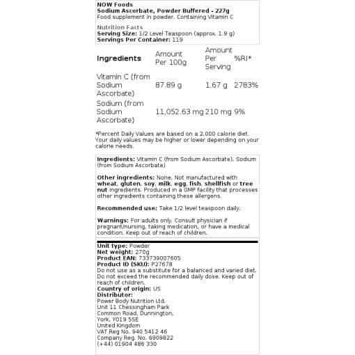 Powder Buffered - 227g