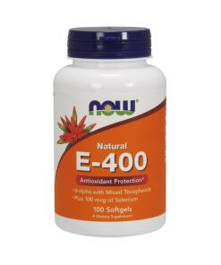 NOW Foods - Vitamin E-400 IU with Selenium - 100 softgels