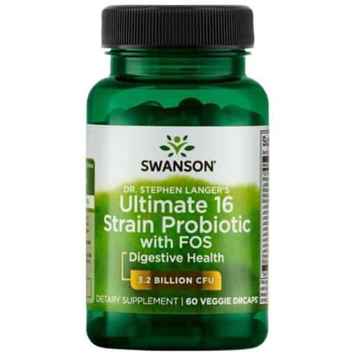 Swanson - Dr. Stephen Langer's Ultimate 16 Strain Probiotic with FOS