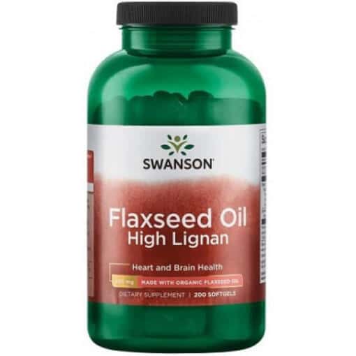 Swanson - Flaxseed Oil High Lignan - 200 softgels