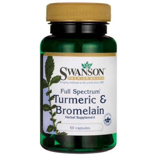 Swanson - Full Spectrum Turmeric & Bromelain - 60 caps