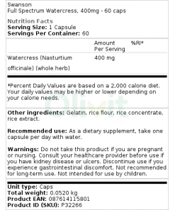 Swanson - Full Spectrum Watercress