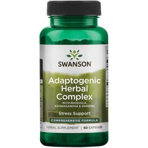 Swanson - Rhodiola Ashwagandha Ginseng Complex 60 caps