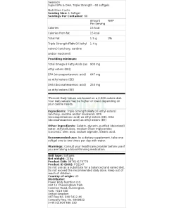 Swanson - Triple Strength Super EPA & DHA