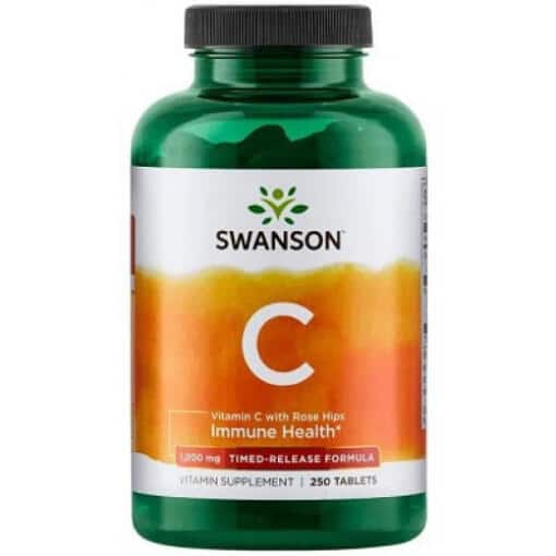 Swanson - Vitamin C with Rose Hips Extract - Timed-Release