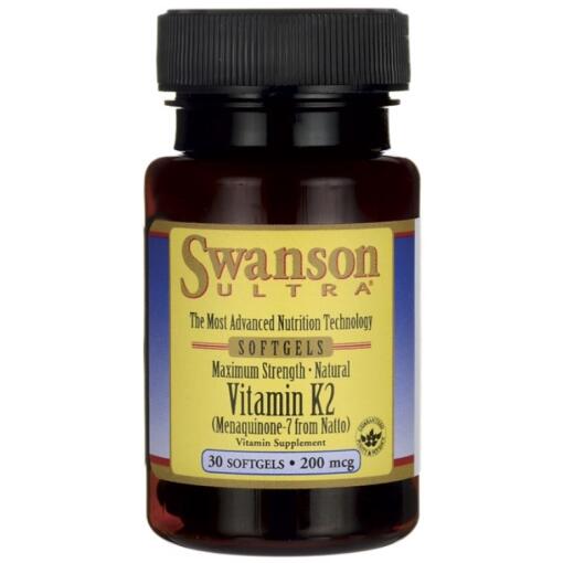 Swanson - Vitamin K-2 200mcg - 30 softgels