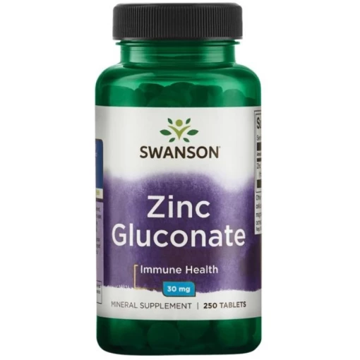 Swanson - Zinc (Gluconate) 30mg - 250 tablets