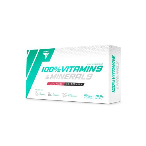 100% Vitamins & Minerals - 60 caps