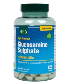 High Strength Glucosamine Sulphate + Chondroitin - 120 tabs