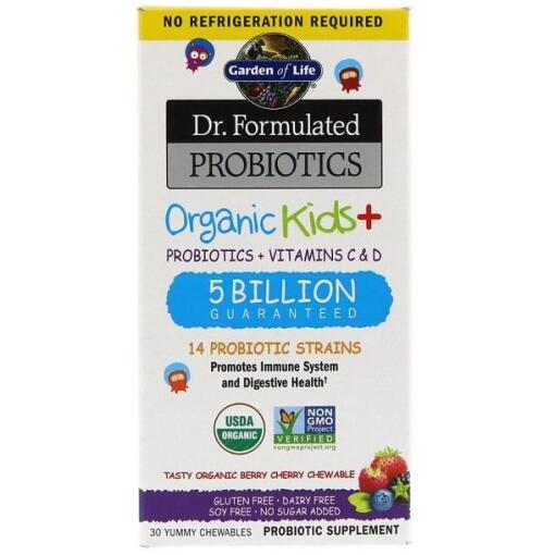 Dr. Formulated Probiotics Organic Kids+