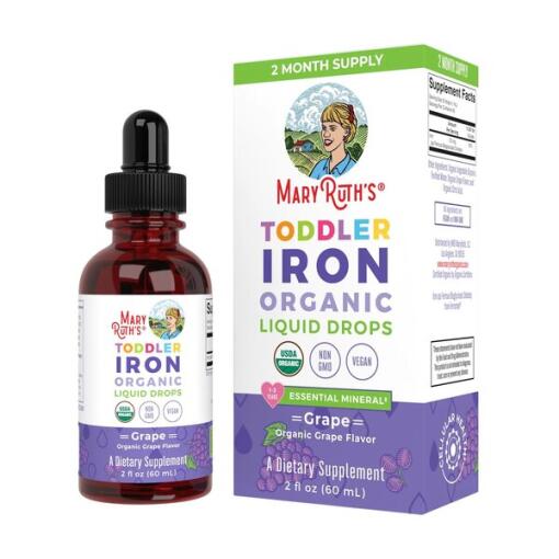 Organic Toddler Iron Liquid Drops