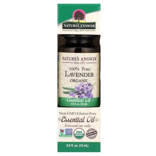 100% Pure Lavender Organic Essential Oil - 15 ml.