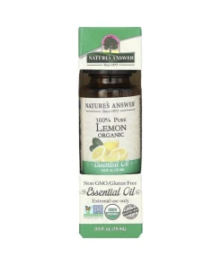 100% Pure Lemon Organic Essential Oil - 15 ml.