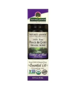 100% Pure Peace & Quite Organic Blend Essential Oil - 15 ml.