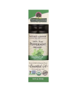 100% Pure Peppermint Organic Essential Oil - 15 ml.