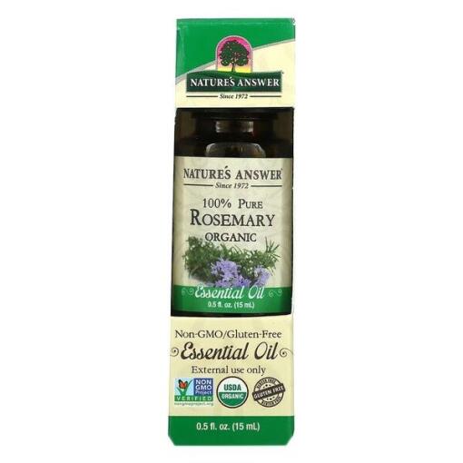 100% Pure Rosemary Organic Essential Oil - 15 ml.
