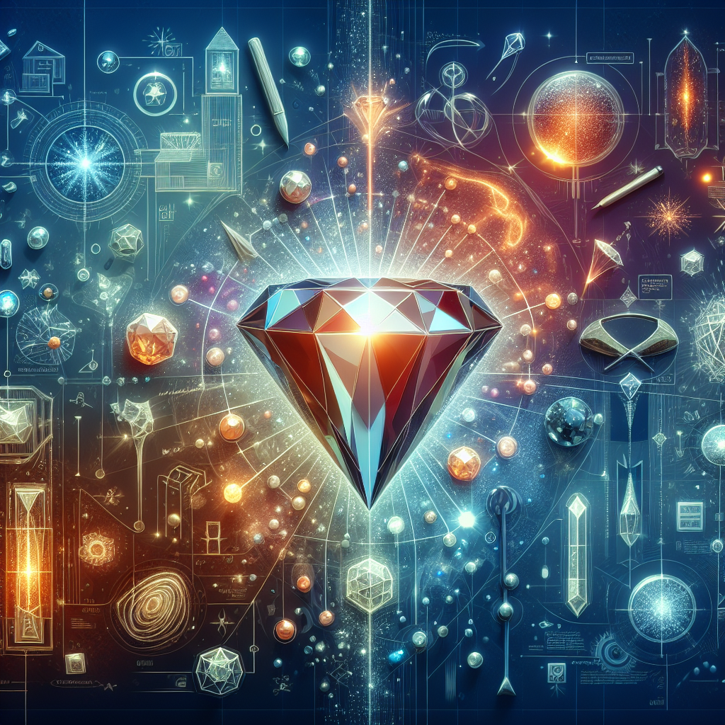 Het geheim achter de schittering van diamanten: de structuur en eigenschappen ontrafeld