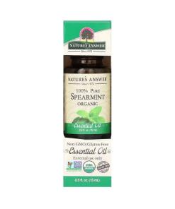 Nature's Answer - 100% Biologische Pepermunt Etherische Olie - 15 ml
