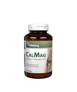 Vitaking - CalMag Citraat met Vitamine D3 (90 Softgels)