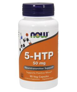 NOW Foods - 5-HTP, 50 mg - 90 vegetarische capsules