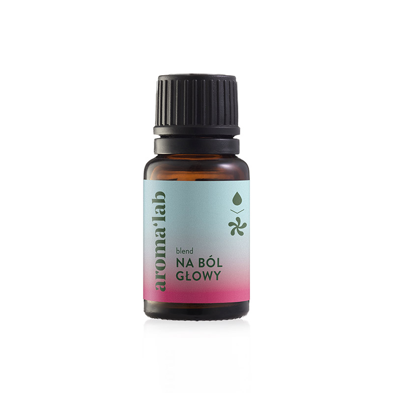 Mélange d'huiles essentielles naturelles AROMALAB POUR MAUX DE TÊTE (10 ml)