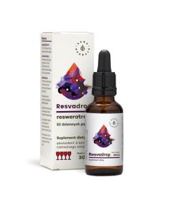 Gouttes de Resvératrol AURA HERBALS, resvératrol (30 ml / 1 fl. oz.)