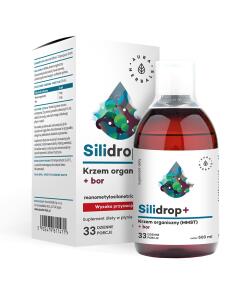 AURA HERBALS Silidrop+, silicium organique MMST + Bore (500 ml / 16,9 fl. oz.)
