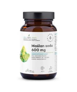 AURA HERBALS Butyrate de sodium, 600 mg microencapsulé (90 gélules)