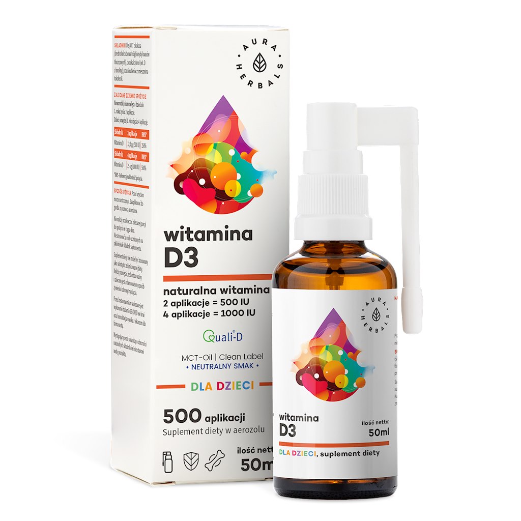 Aura Herbals - Vitamine D3 voor kinderen met MCT (50 ml)