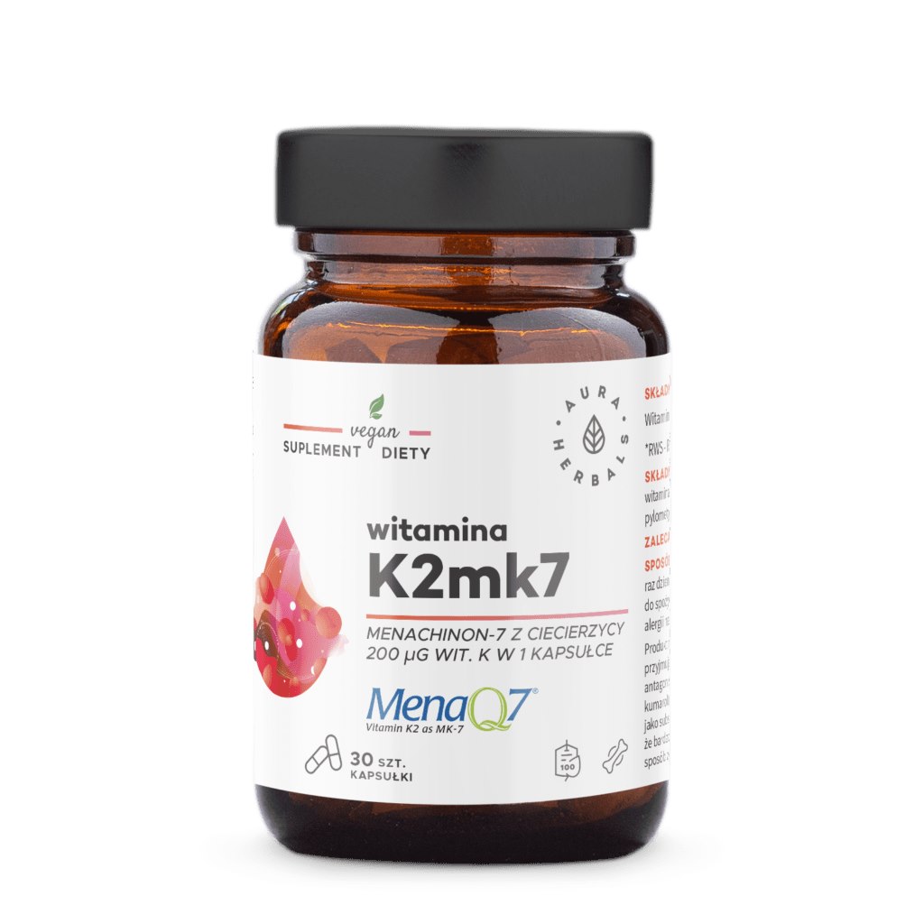 Aura Herbals - Vitamine K2 MK7, 200 mcg (30 capsules)